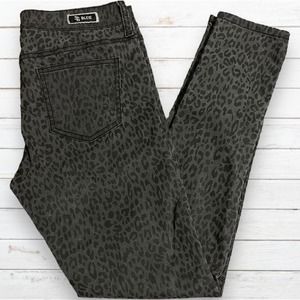 STS Blue‎ Women's Black Gray Animal Cheetah Print Skinny Jeans Size 9